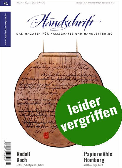 Titelblatt der HANDSCHRIFT Ausgabe 14