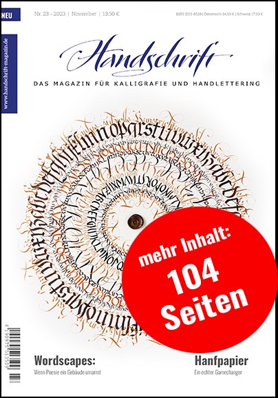 Titelblatt der HANDSCHRIFT Ausgabe 23