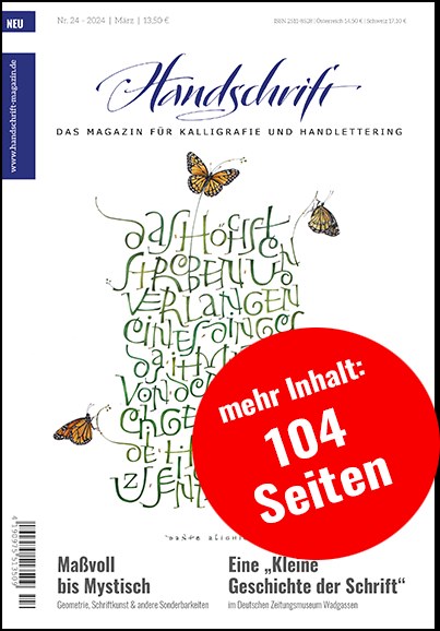 Titelblatt der HANDSCHRIFT Ausgabe 24
