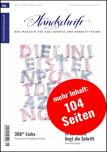 Titelblatt der HANDSCHRIFT Ausgabe 25