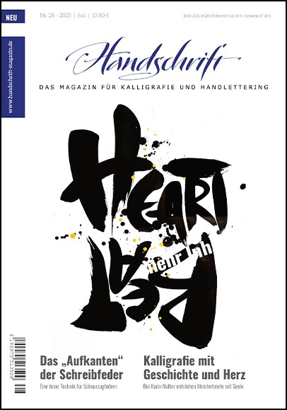 Titelblatt der HANDSCHRIFT Ausgabe 28