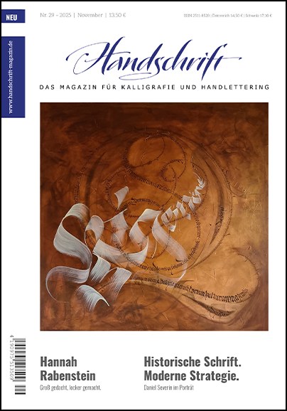 Titelblatt der HANDSCHRIFT Ausgabe 29