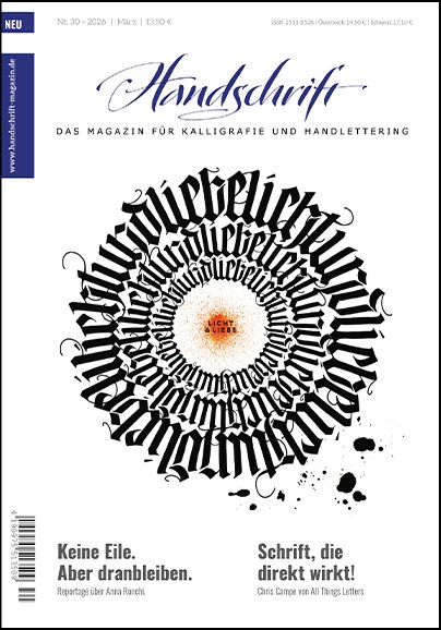 Titelblatt der HANDSCHRIFT Ausgabe 30