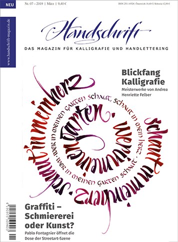Titelblatt der HANDSCHRIFT Ausgabe 7
